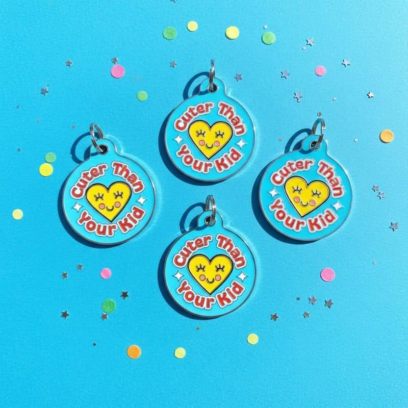 MÉDAILLE POUR CHIEN - CUTER THAN YOU KID (2 COULEURS DISPO) - Image 4