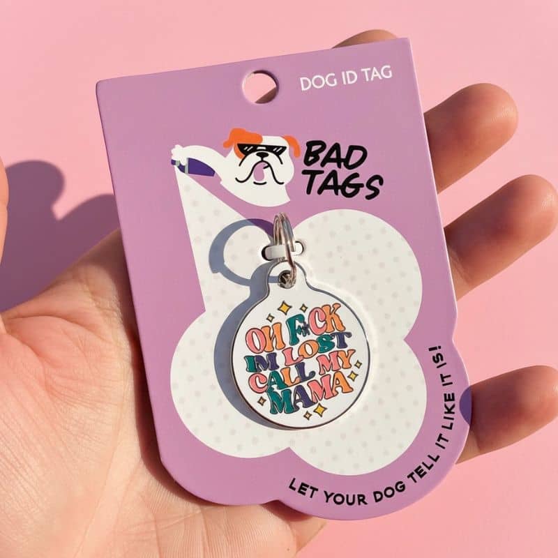 MÉDAILLE POUR CHIEN - OH F*CK I'M LOST CALL MY MAMA - Image 3