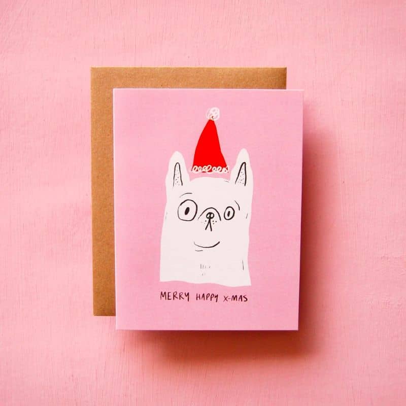 CARTE DE NOËL AVEC ENVELOPPE - MERRY HAPPY X-MAS 🎅 - Image 2