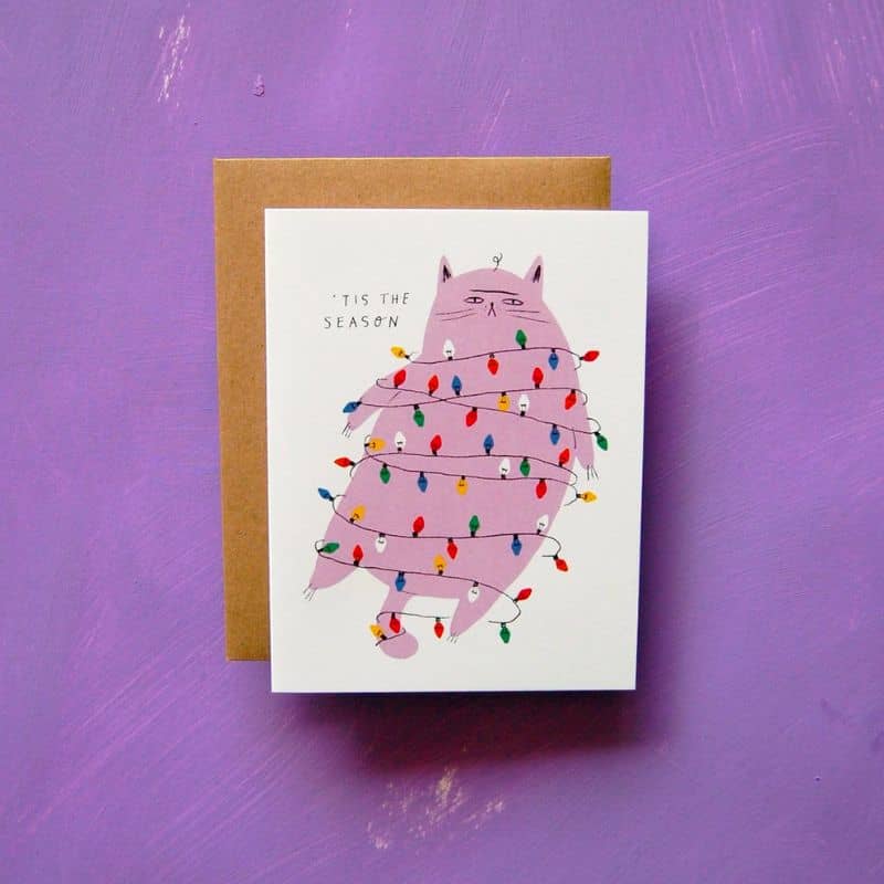 CARTE DE NOËL AVEC ENVELOPPE - 'TIS THE SEASON 💡 - Image 2