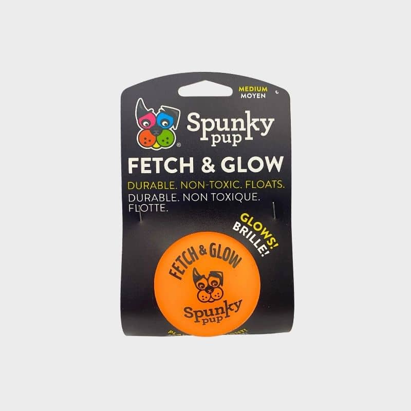 BALLE PHOSPHORESCENTE POUR CHIEN TAILLE M - FETCH & GLOW (BRILLE DANS LE NOIR) - Image 4