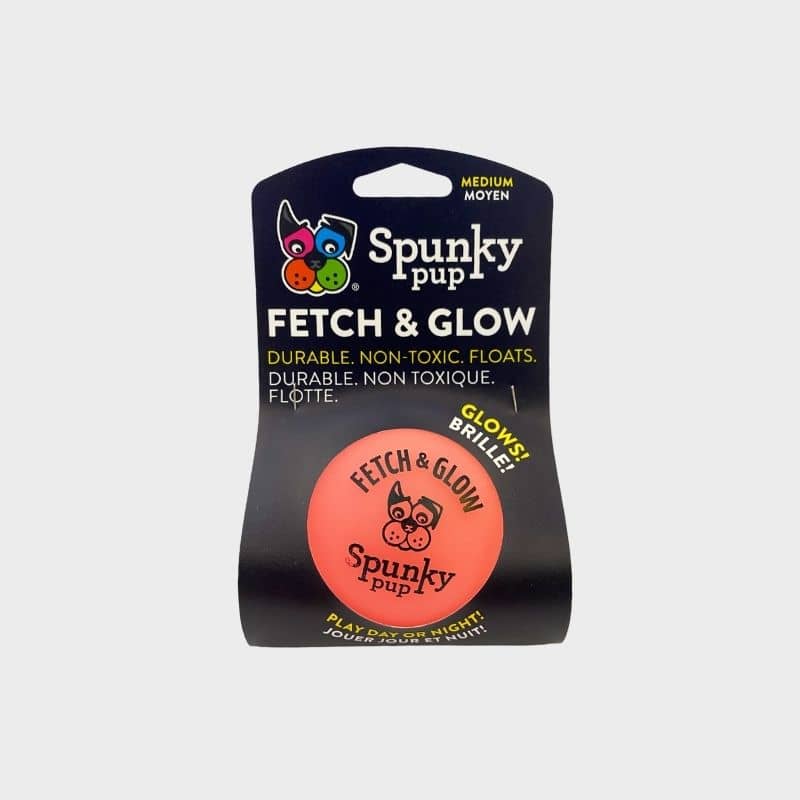 BALLE PHOSPHORESCENTE POUR CHIEN TAILLE M - FETCH & GLOW (BRILLE DANS LE NOIR) - Image 5
