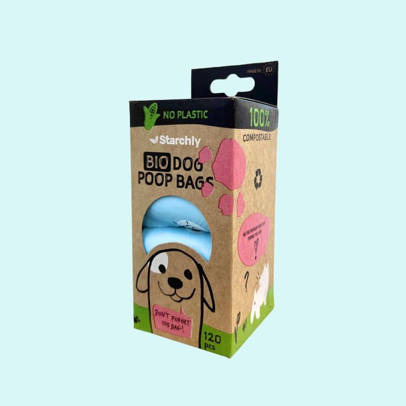 đ© BOITE DE 8 ROULEAUX DE SACS Ă DĂJECTIONS COMPOSTABLES POUR CHIEN (120 SACS) - 5 COULEURS DISPOS - Image 3
