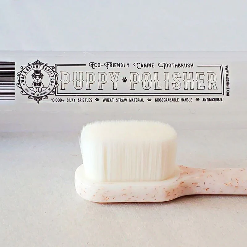 BROSSE À DENT BIODÉGRADABLE POUR CHIEN (2 TAILLES DISPO) - Image 2