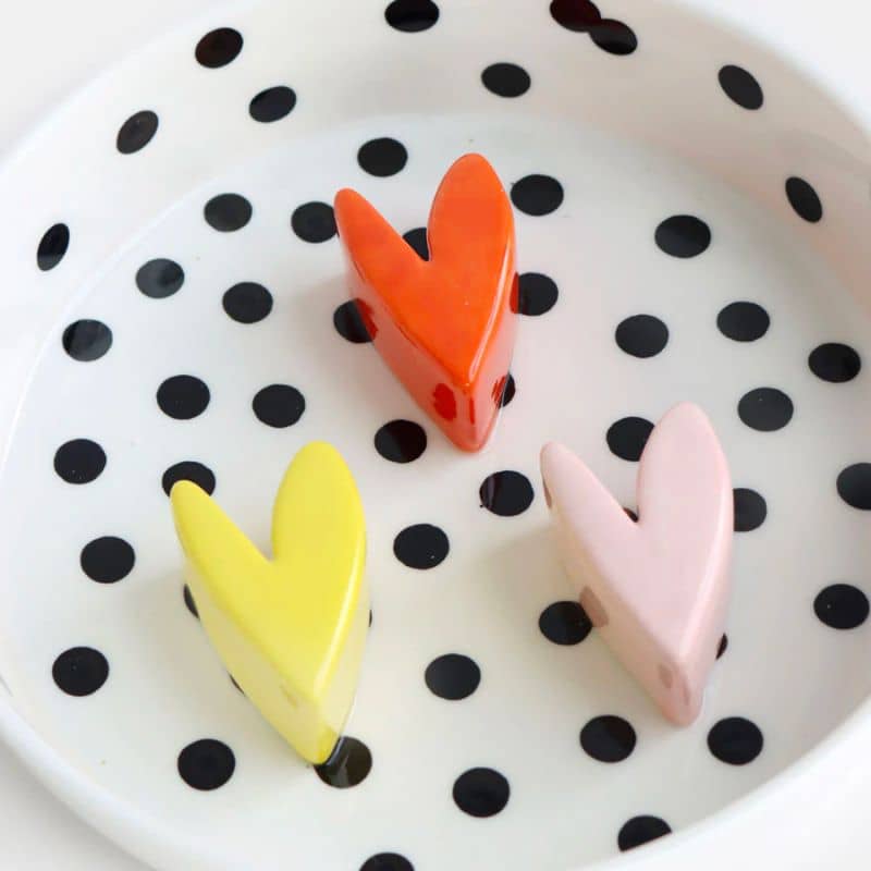 GAMELLE ANTI-GLOUTON EN CÉRAMIQUE POUR CHIEN - Ø 19CM 💛🧡🩷 - Image 4