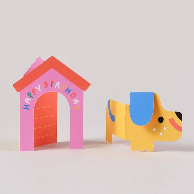 CARTE ANNIVERSAIRE - DOG IN HOUSE - Image 2