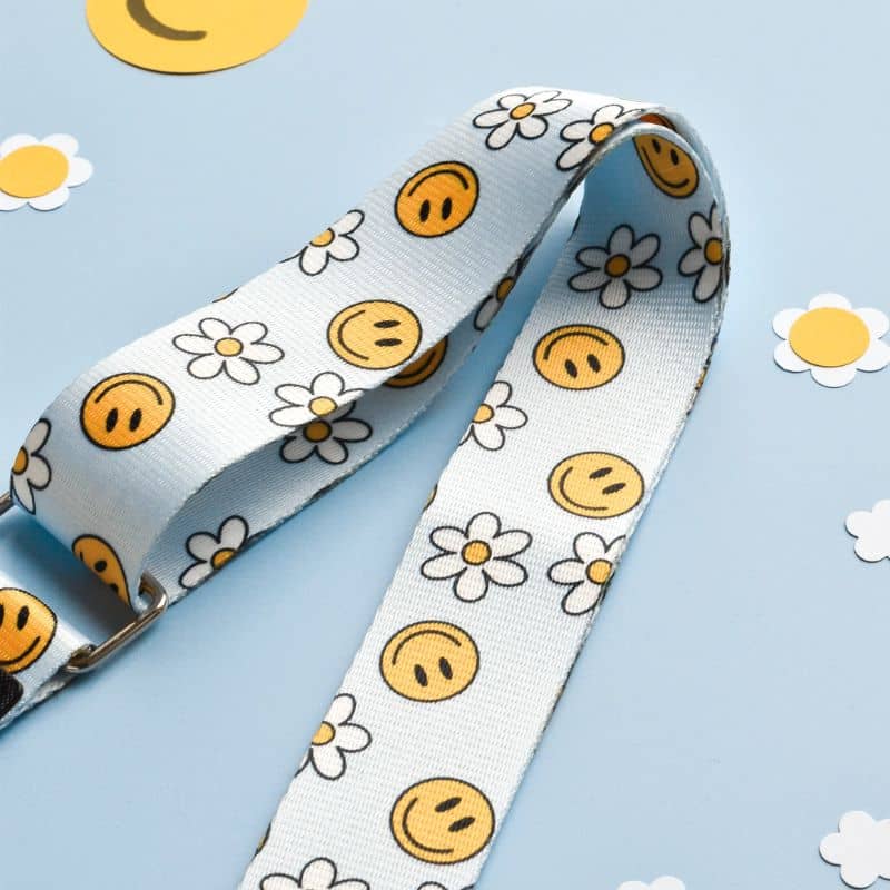 ANSE POUR SACOCHE - SMILEY PAWTY BLEU - Image 2