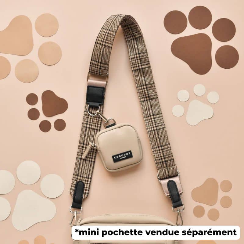 ANSE POUR SACOCHE - CARREAUX PUP PLAID - Image 4