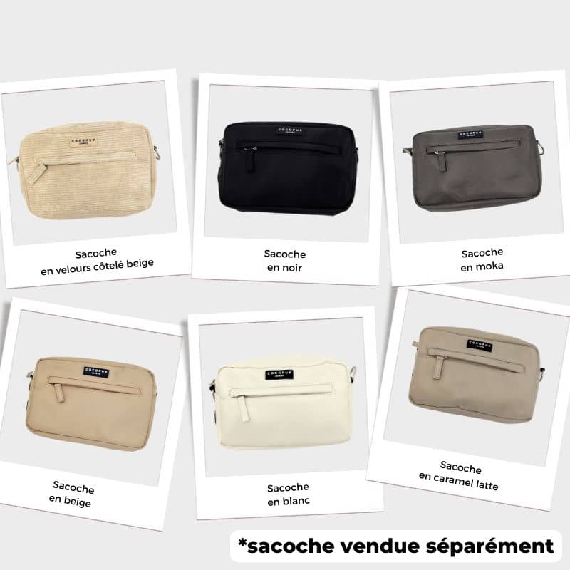 ANSE POUR SACOCHE - TWEED BLEU MARINE - Image 6