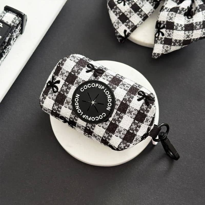 DISTRIBUTEUR DE SACS À DÉJECTION - VICHY NOIR & BLANC - Image 2