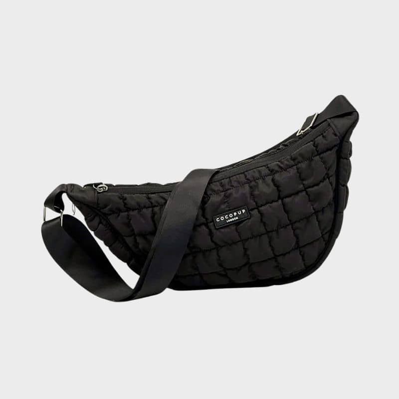 SAC BANDOULIÈRE DEMI-LUNE SPÉCIAL BALADE - NOIR