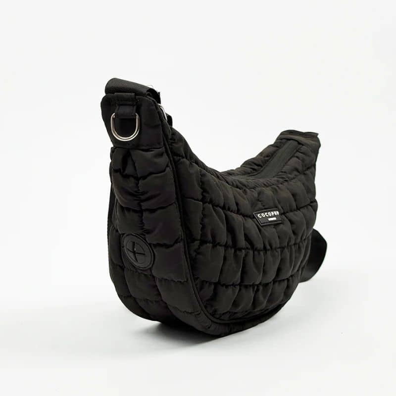 SAC BANDOULIÈRE DEMI-LUNE SPÉCIAL BALADE - NOIR - Image 4