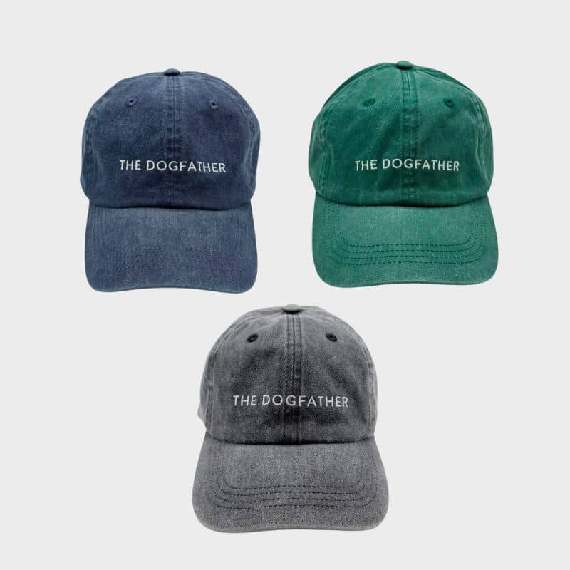CASQUETTE - THE DOGFATHER (BLEU , NOIR OU VERT)