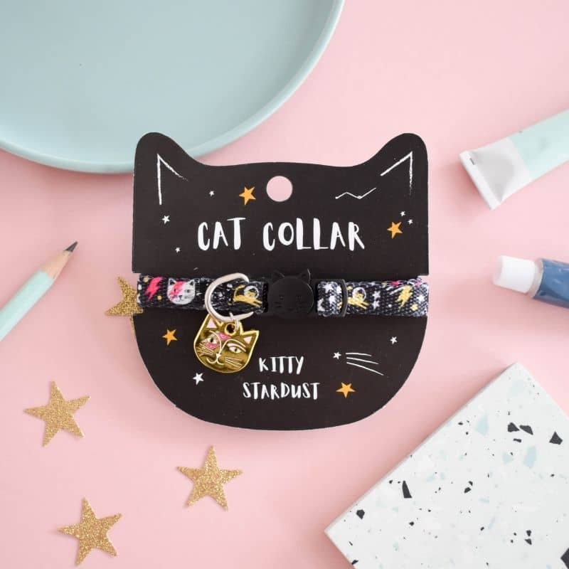 COLLIER POUR CHAT ARTY AVEC MÉDAILLE - KITTY STARDUST - Image 2