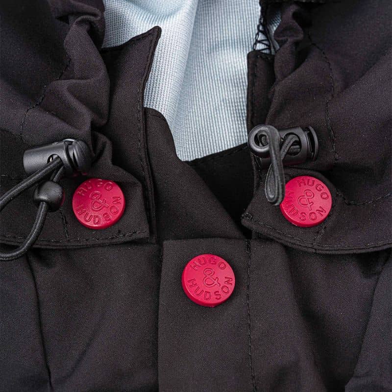 COMBINAISON DE PROTECTION AVEC CAPUCHE POUR CHIEN - NOIR - Image 7