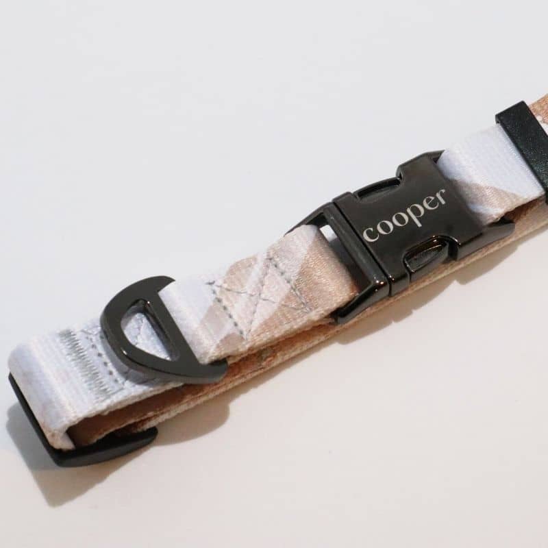 COLLIER TISSU POUR CHIEN - MOTIF BEACH DAYS - Image 3
