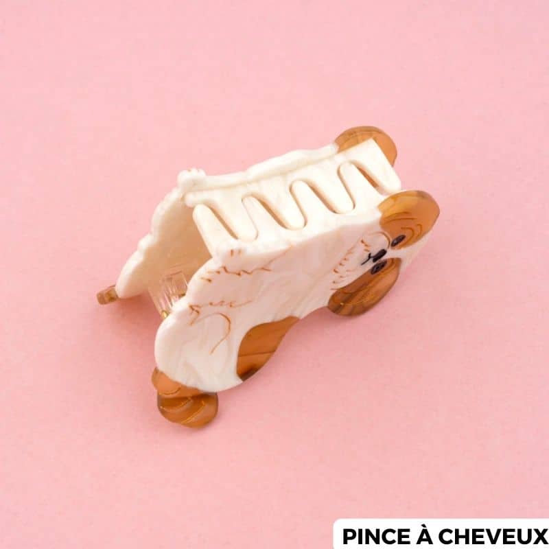 PINCE À CHEVEUX / BARRETTE - SHIH TZU (2 TAILLES DISPO) - Image 3
