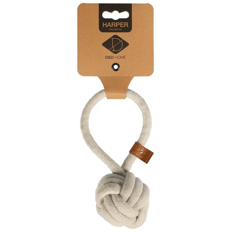 JOUET CORDE POUR CHIEN - BALLE AVEC BOUCLE - Image 4