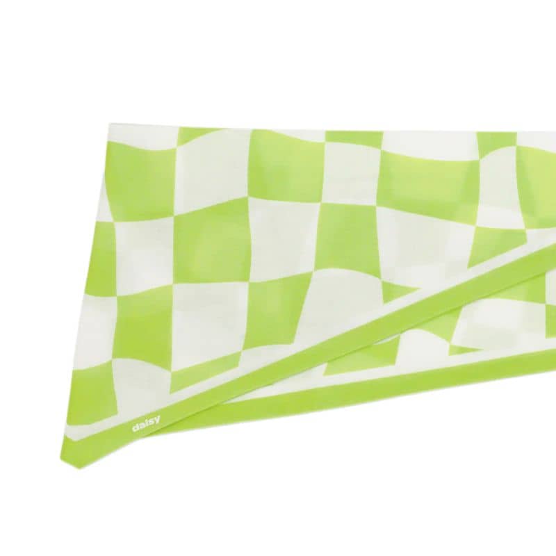 BANDANA POUR CHIEN - CHECKMATE VERT CITRON "OAKLEY" - Image 4