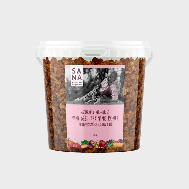 FRIANDISES D’ÉDUCATION POUR CHIEN EN FORME D’OS - BOEUF (100 g ou seau de 1 kg) - Image 4