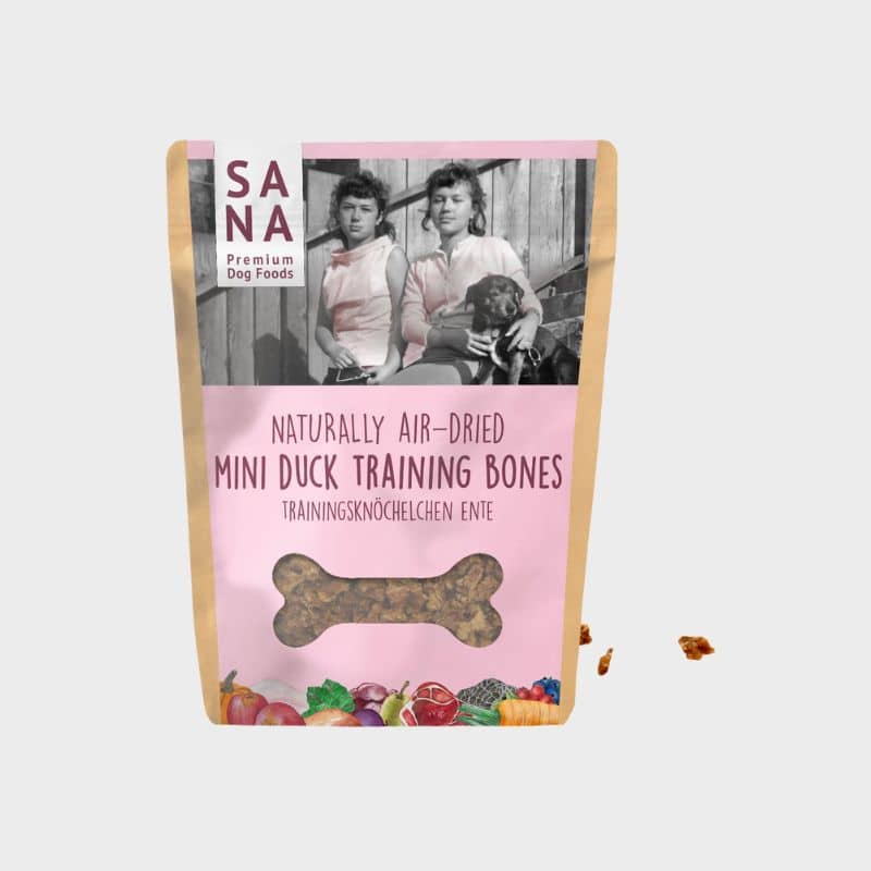 FRIANDISES D’ÉDUCATION POUR CHIEN EN FORME D'OS - CANARD (100 g ou seau de 1 kg) - Image 3