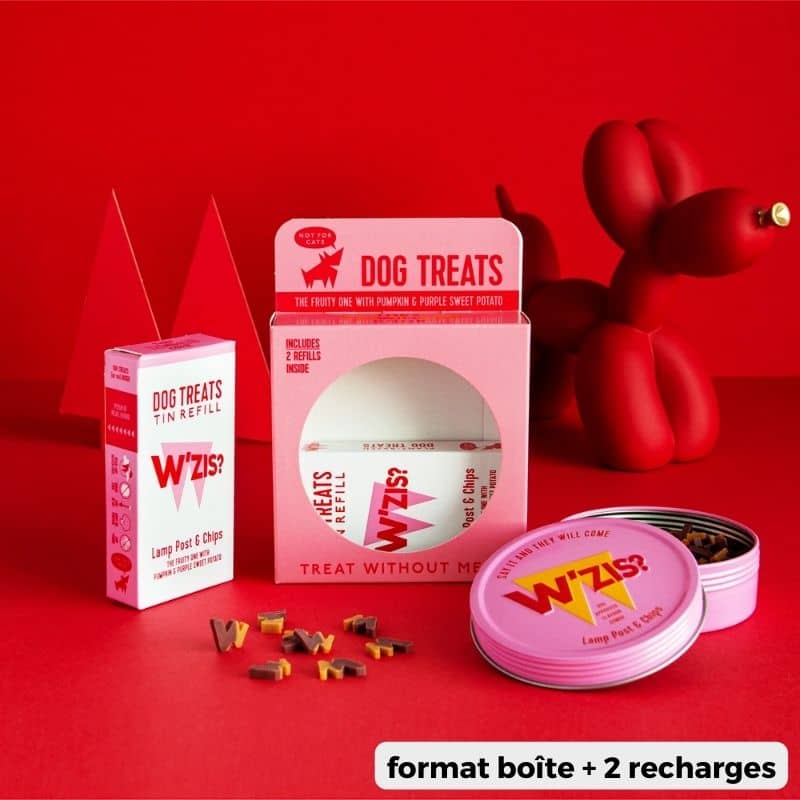 FRIANDISES VEGAN POUR CHIEN LAMP POST & CHIPS * FRUITY (2 FORMATS DISPO) - Image 4