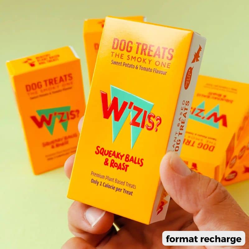 FRIANDISES VEGAN POUR CHIEN SQUEAKY BALLS & ROAST * VG BACON (3 FORMATS DISPO) - Image 2