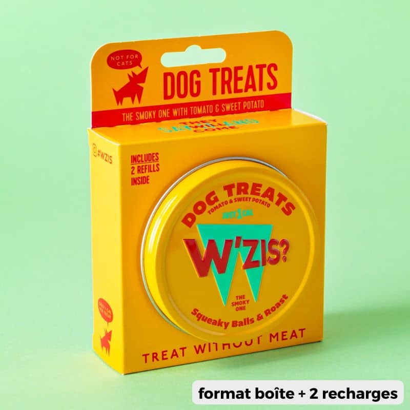 FRIANDISES VEGAN POUR CHIEN SQUEAKY BALLS & ROAST * VG BACON (3 FORMATS DISPO) - Image 3