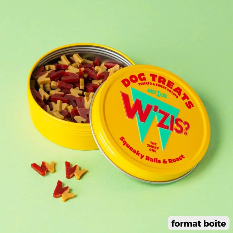 FRIANDISES VEGAN POUR CHIEN SQUEAKY BALLS & ROAST * VG BACON (3 FORMATS DISPO) - Image 4