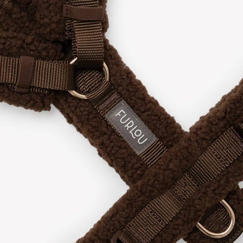 HARNAIS STRAP (EN H) SHERPA POUR CHIEN - MARRON "BROWN" - Image 3