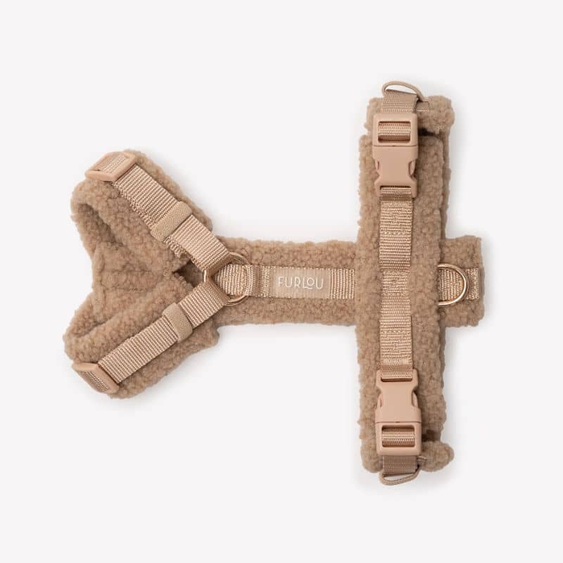 HARNAIS STRAP (EN H) SHERPA POUR CHIEN - BEIGE SABLE "SAND" - Image 4