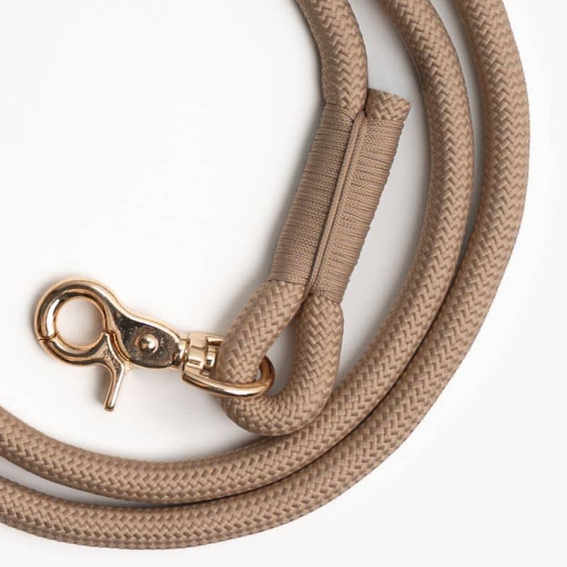 LAISSE EN CORDE POUR CHIEN - BEIGE SABLE "SAND" - Image 2