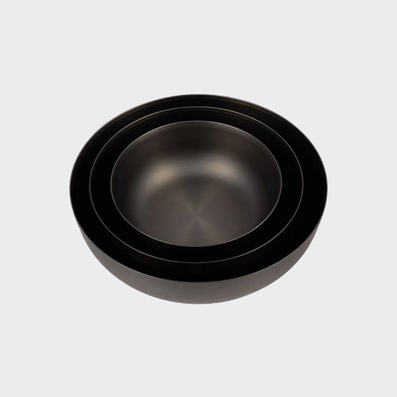 GAMELLE POUR CHIEN EN INOX - ANTHRACITE (3 TAILLES DISPO)