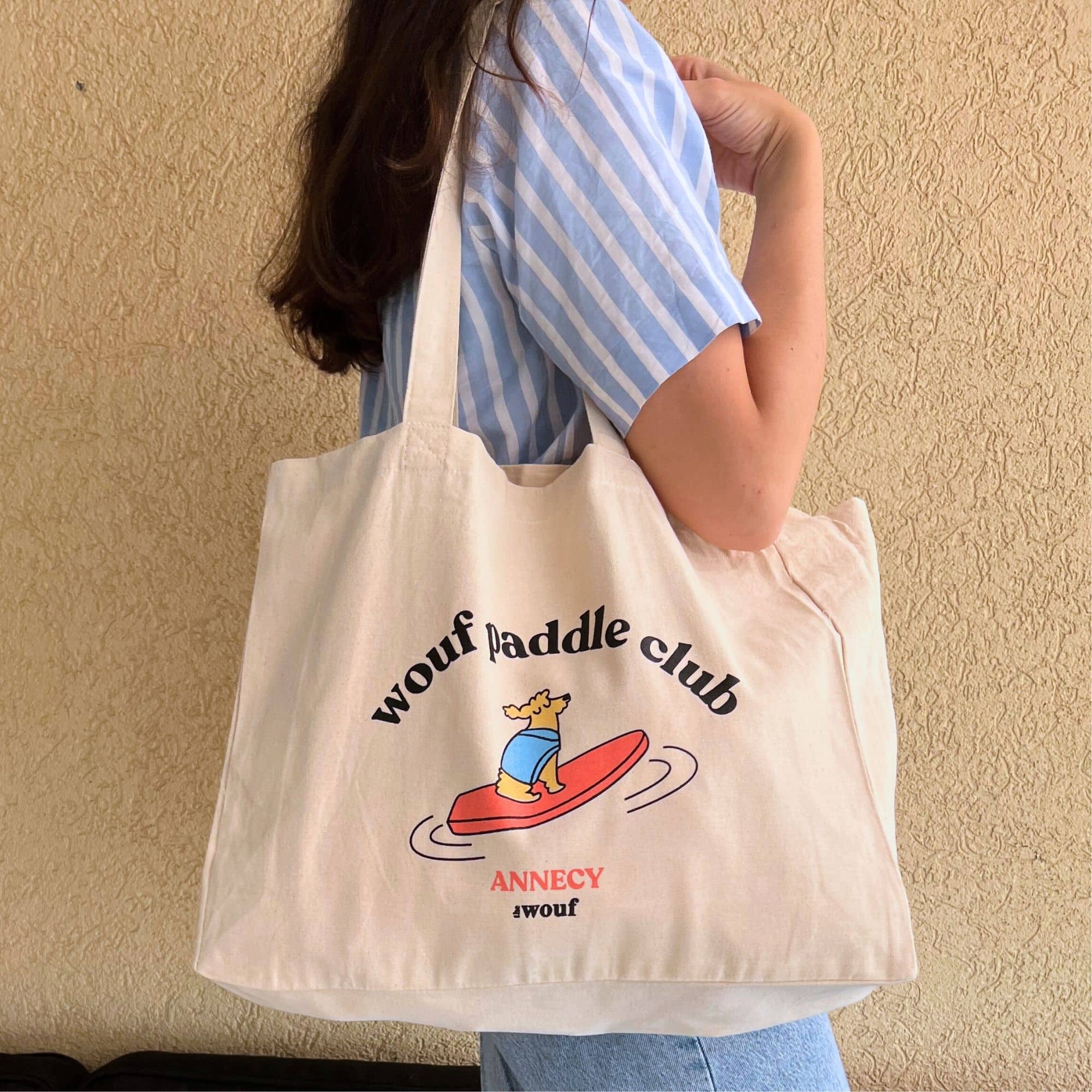 GRAND TOTE BAG THE WOUF - WOUF PADDLE CLUB 🏄🏻‍♂️ - Image 3