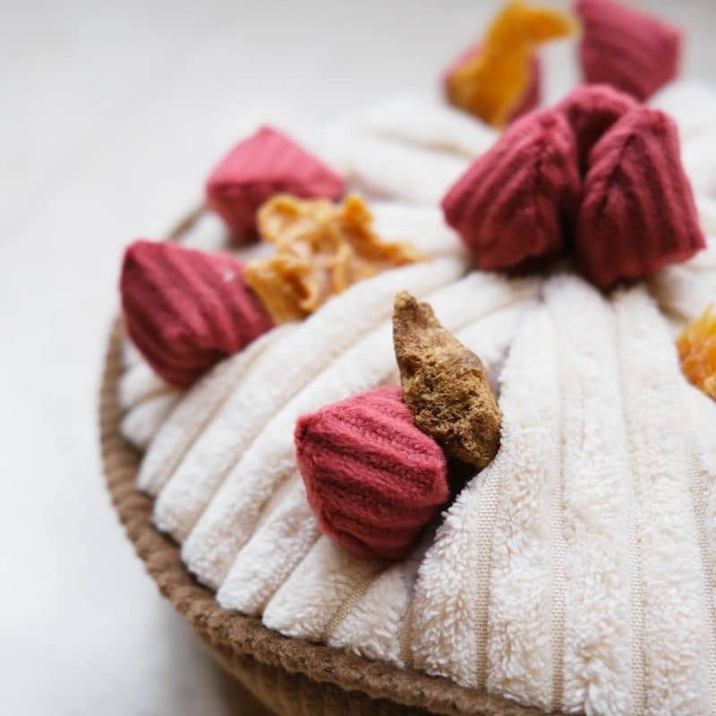 JEU D’OCCUPATION ET DE FOUILLE POUR CHIEN - "BERRY PIE" TARTE FRAMBOISES 🥧 - Image 4