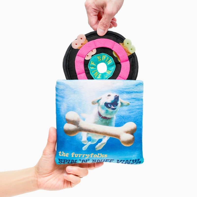 JEU DâOCCUPATION ET DE FOUILLE POUR CHIEN - DISQUE VINYL đ¶ - Image 2