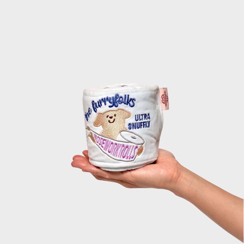 JEU D’OCCUPATION ET DE FOUILLE POUR CHIEN - PAPIER TOILETTE 🧻