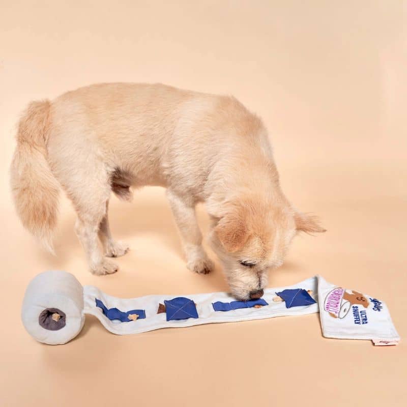 JEU D’OCCUPATION ET DE FOUILLE POUR CHIEN - PAPIER TOILETTE 🧻 - Image 2