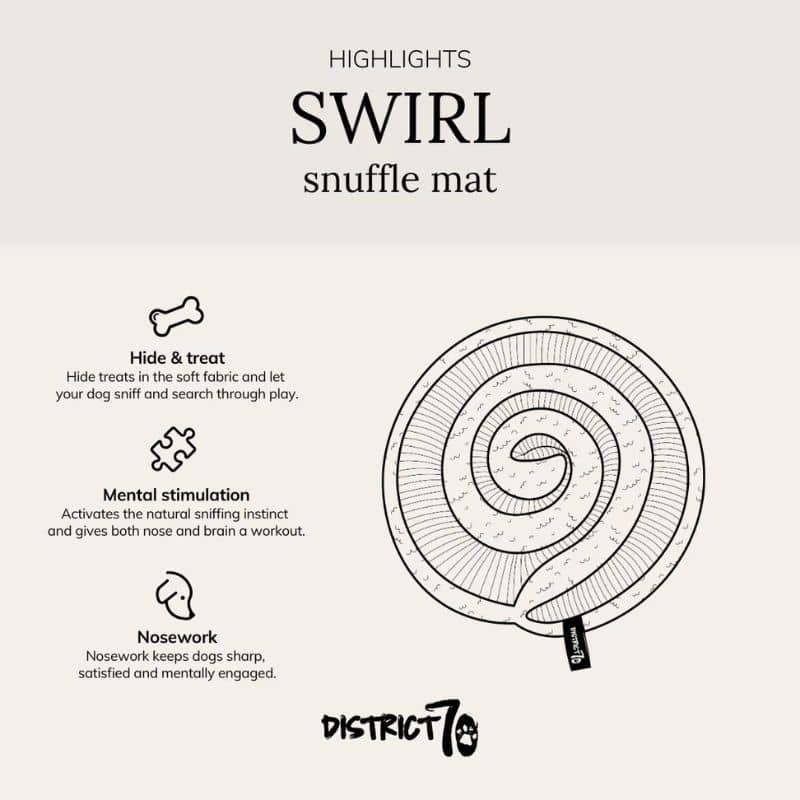 JEU D’OCCUPATION ET DE FOUILLE POUR CHIEN - SWIRL (3 COULEURS DISPO) - Image 8