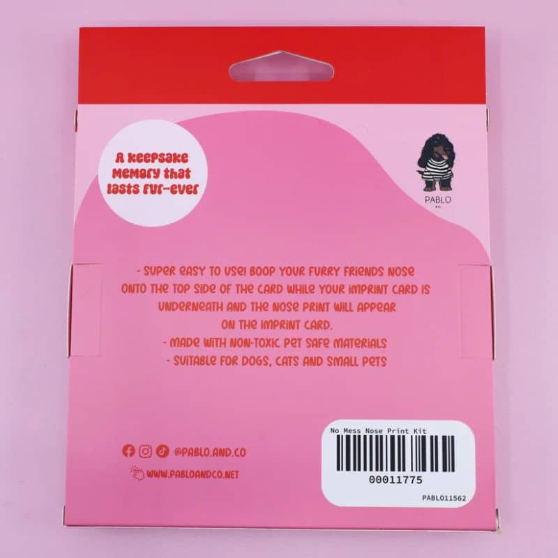 KIT EMPREINTE DE TRUFFE POUR CHIEN & CHAT - NO MESS NOSE PRINT - Image 3