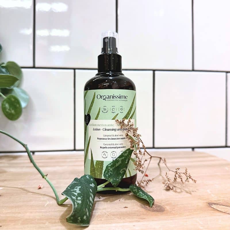 Lotion sans rinçage antiparasitaire pour chien Organissime - Image 2