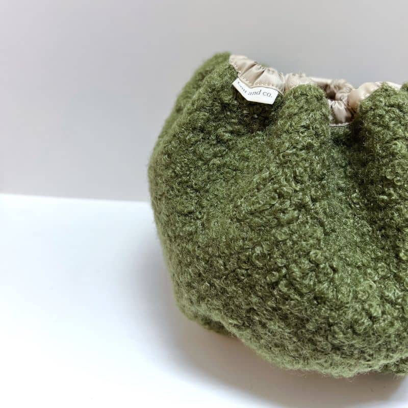 SNOOD HIVER WATERPROOF ET FOURRÉ POUR CHIEN - BEIGE ET VERT - Image 2
