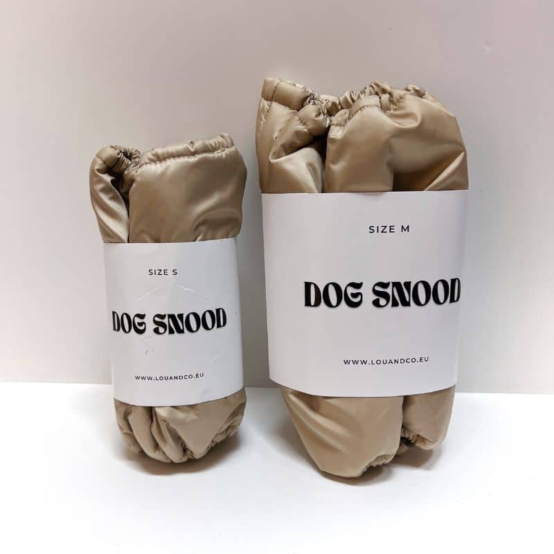 SNOOD HIVER WATERPROOF ET FOURRÉ POUR CHIEN - BEIGE ET VERT - Image 7