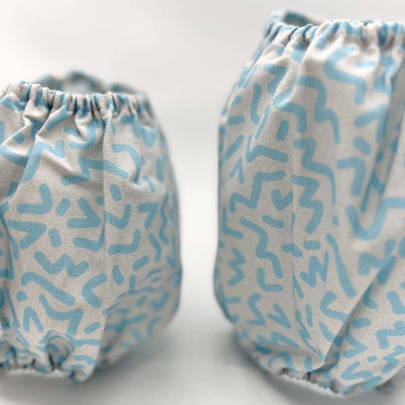 SNOOD POUR CHIEN EN COTON - MEMPHIS BLEU - Image 3