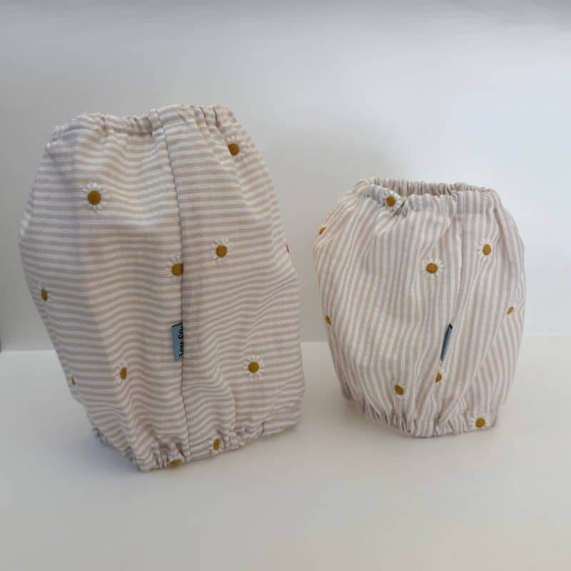 SNOOD POUR CHIEN EN COTON - SEERSUCKER DAISY - Image 3