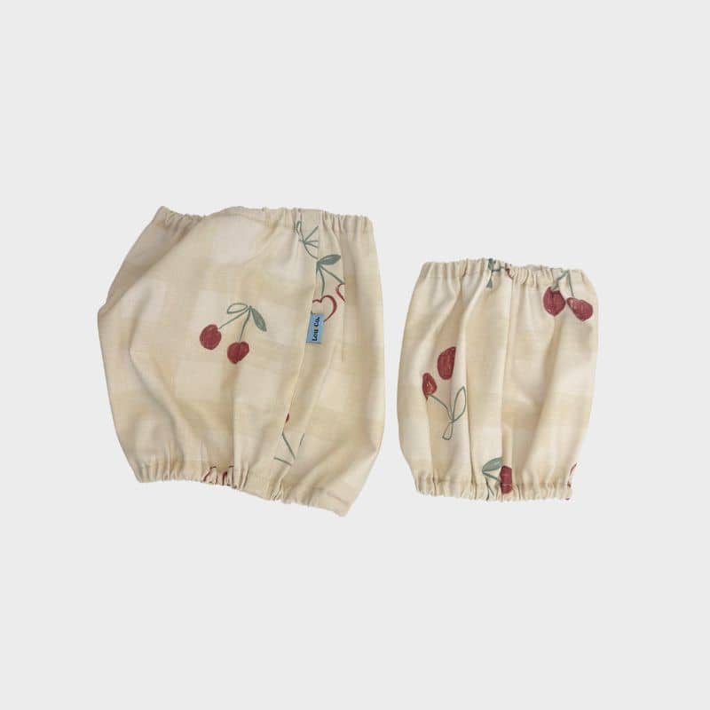 SNOOD POUR CHIEN EN COTON - CERISE 🍒