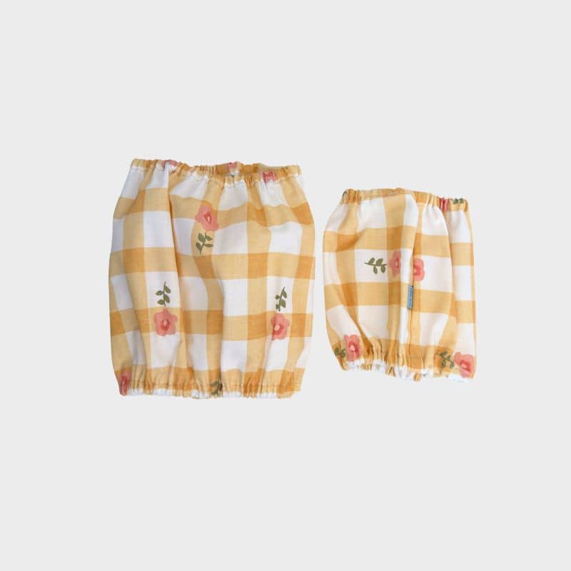 SNOOD POUR CHIEN EN COTON - VICHY & FLEUR