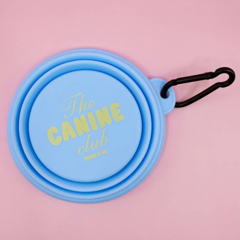 GAMELLE DE VOYAGE PLIABLE POUR CHIEN - "CALL ME CUTE", "WOOF" & "CANINE CLUB" - Image 3