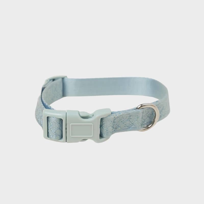 COLLIER POUR CHIEN EN TISSU - BLEU CLOUD ☁️