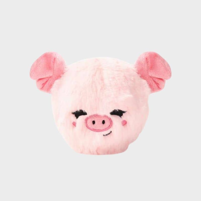 PELUCHE AVEC BALLE POUR CHIEN - COCHON đ·